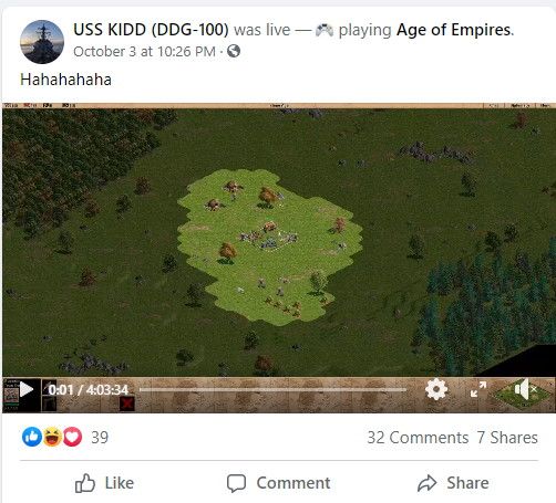 Age of Empires streaming stills from USS Kidd