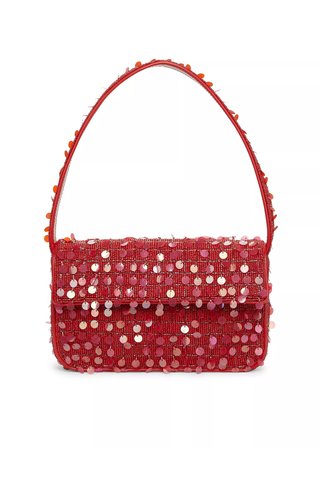 Staud Tommy Beaded Shoulder Bag