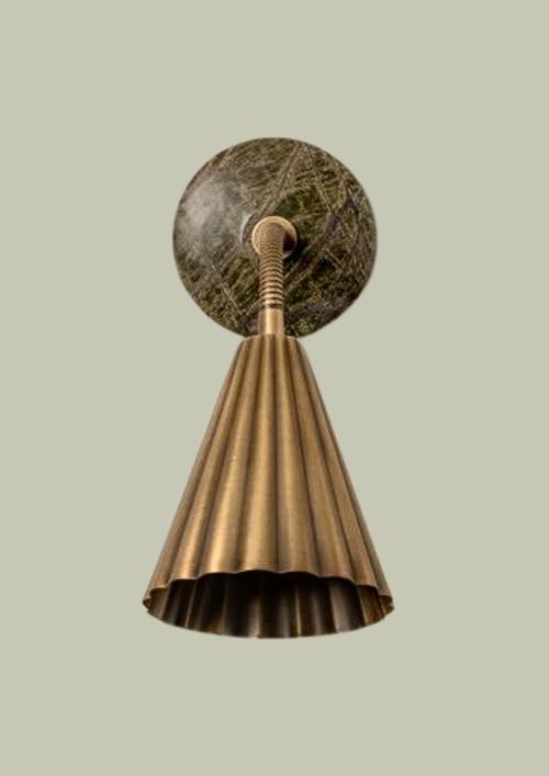 Vale Aged Brass Wall Light