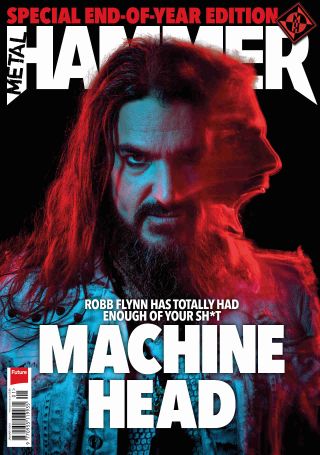 The cover of Metal Hammer magazine issue 304 featuring Machine Head’s Robb Flynn