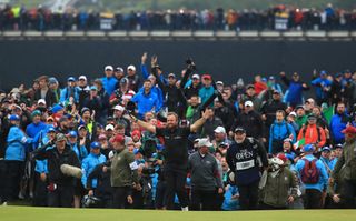 Shane Lowry praises the crowd after winning the 2019 Open