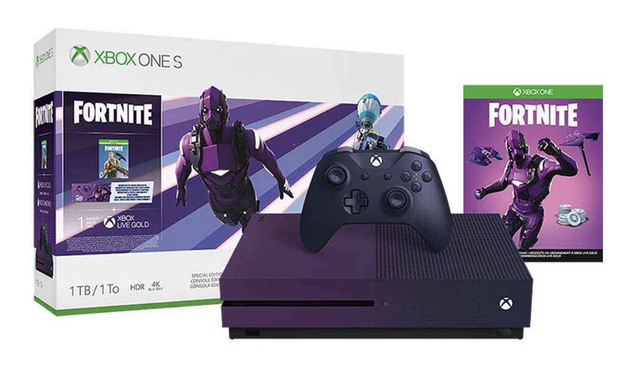 Microsoft will soon release a purple Fortnite Xbox One S, new leak reveals