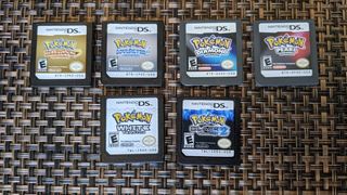 Pokemon DS cartridges