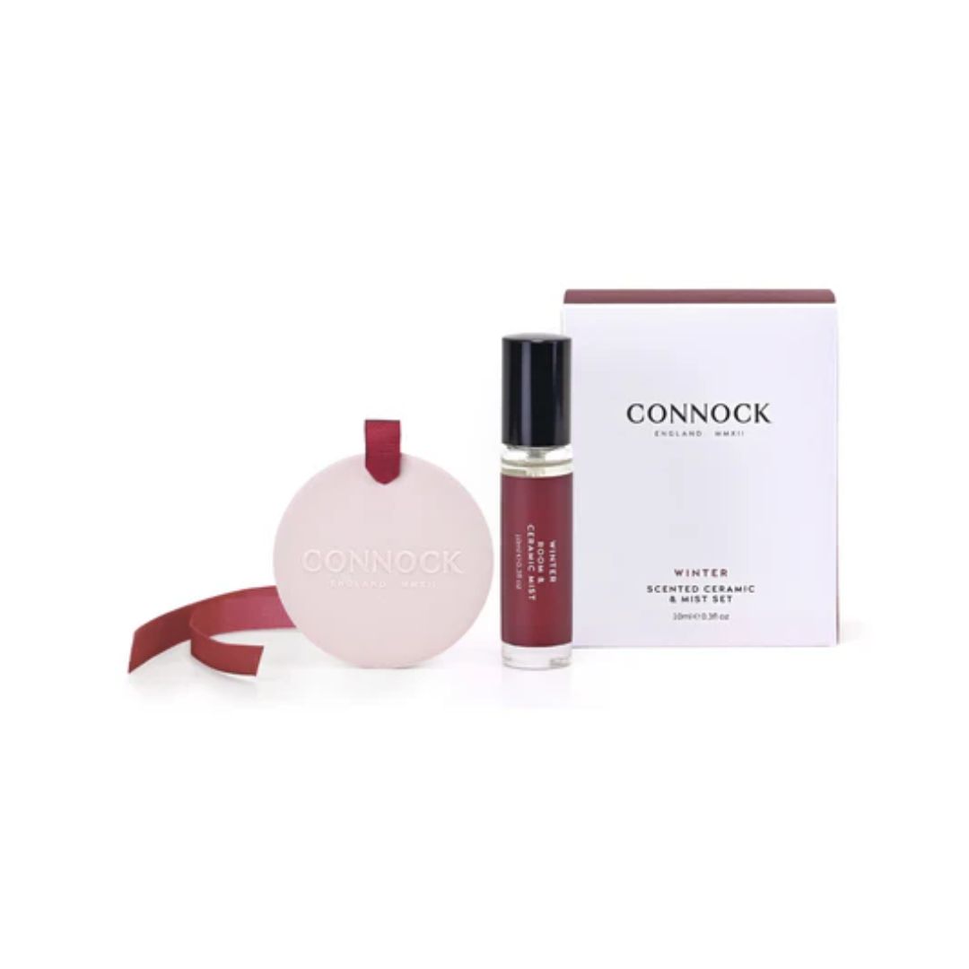 connock london Winter Scented Ceramic &amp;amp; Mist Set