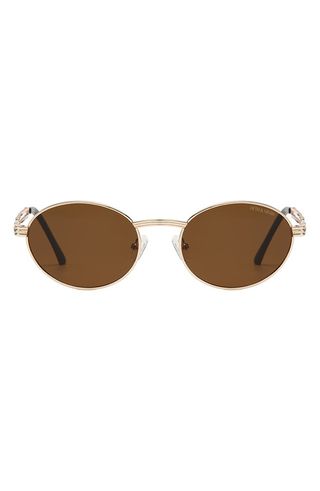 Blake 52mm Polarized Oval Sunglasses