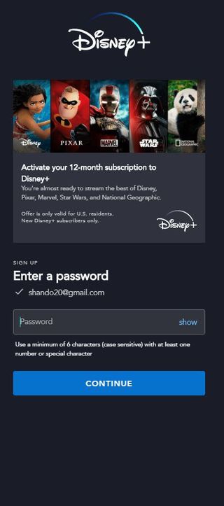 Disney Plus Password