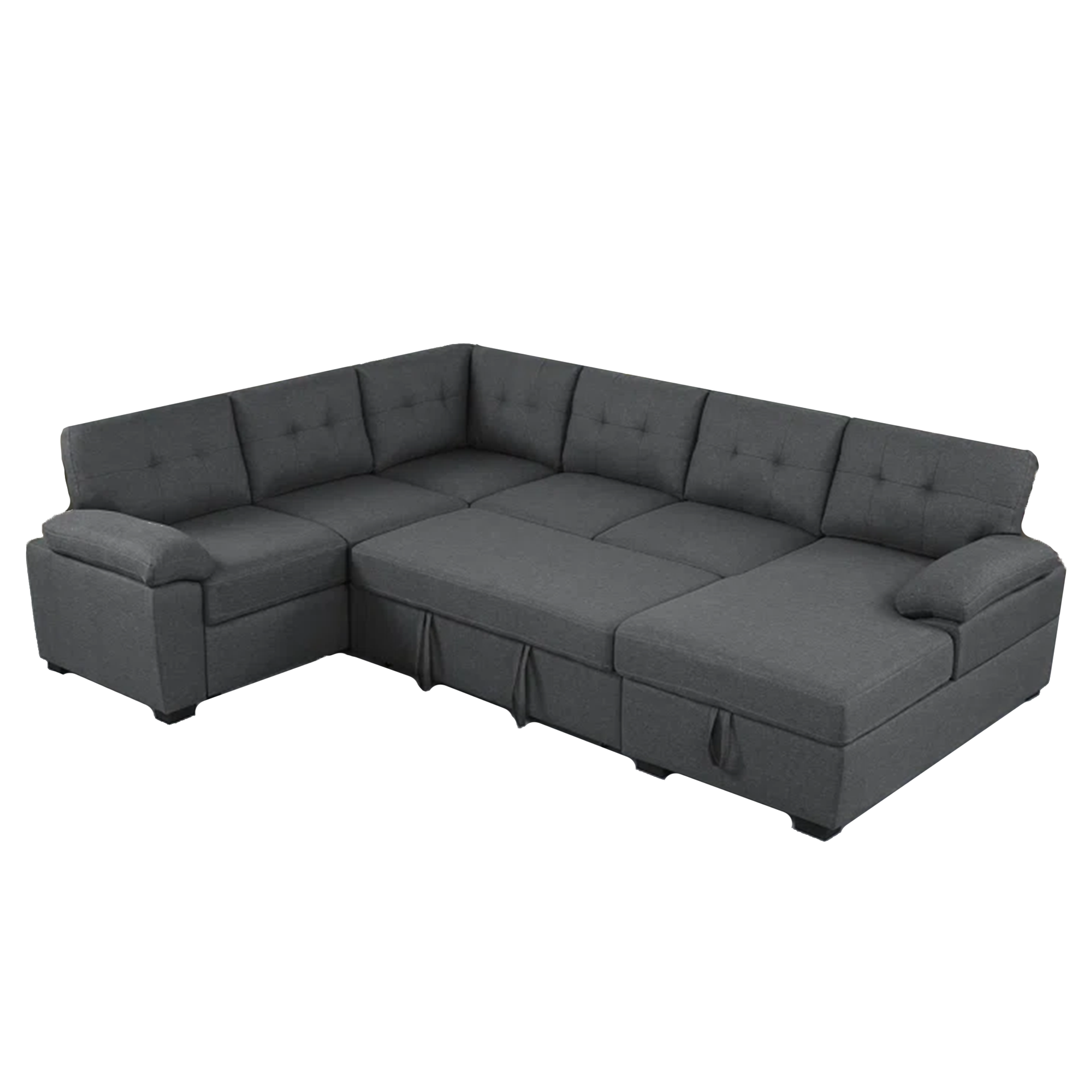 Tempat tidur sofa Latitude Run berwarna abu-abu