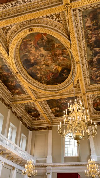 The Peter Paul Reubens ceiling at Banqueting House