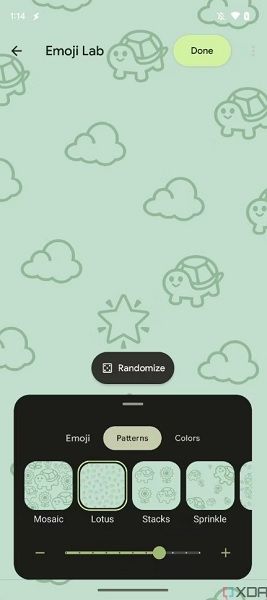 Possible design patterns for emoji wallpapers exclusively for Pixel phones.