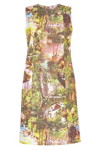 Carven Jungle Print Shift Dress At My Wardrobe, Was £470, Now £235