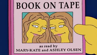 Mary Kate and Ashley Olsen audio book on The Simpsons