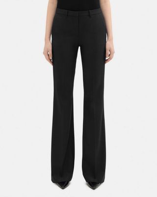 Slim Fit Stretch Wool Trousers