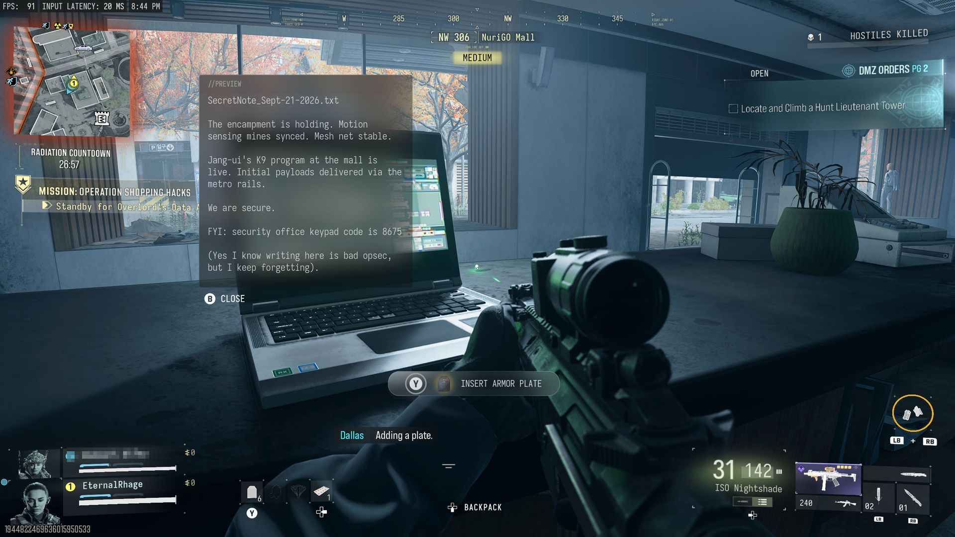 Call of Duty: Modern Warfare 4 screenshots from the campaign and DMZ.