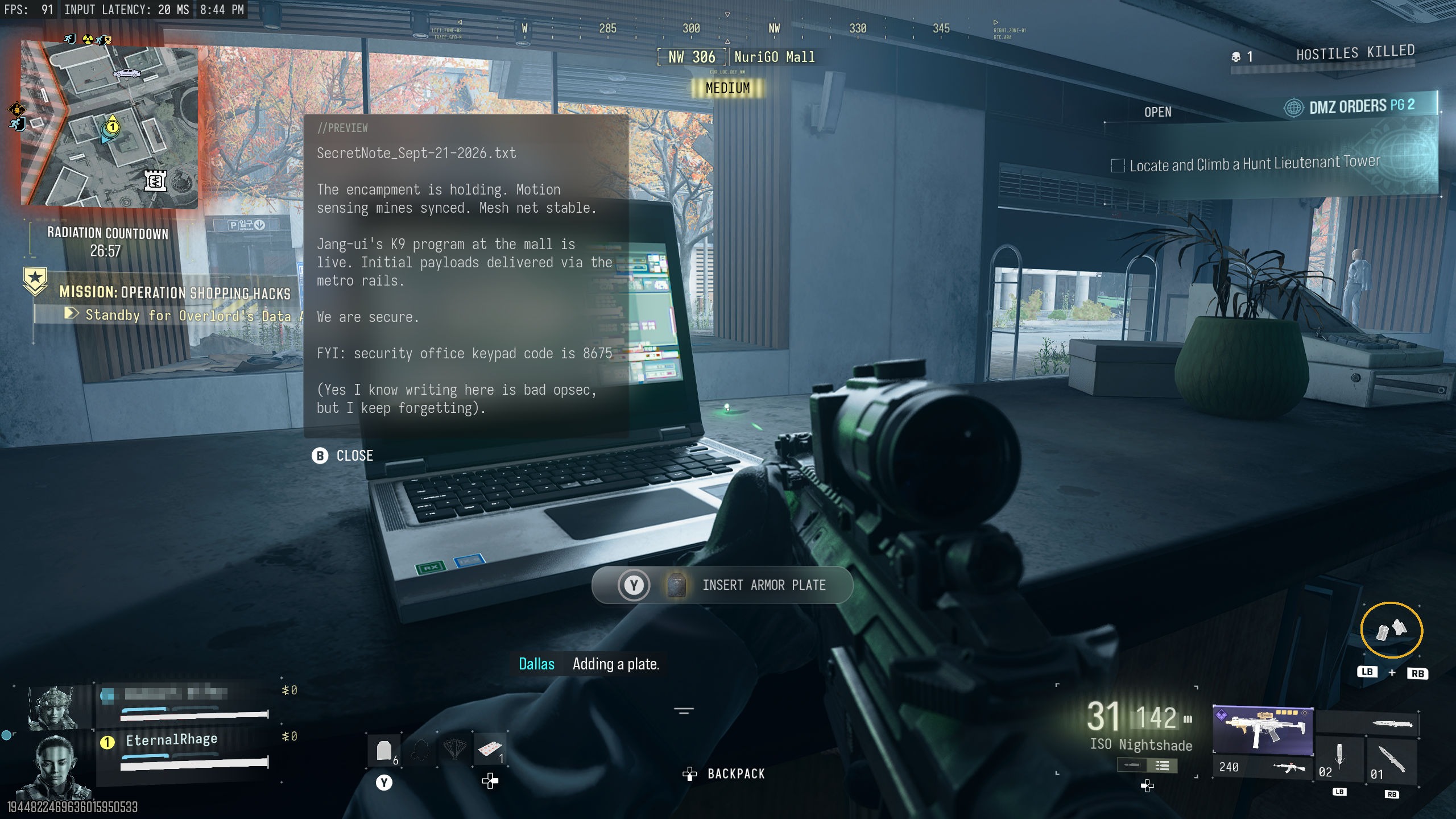 Call of Duty: Modern Warfare 4 screenshots from the campaign and DMZ.