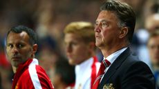 Man Utd manager Louis van Gaal and Ryan Giggs, 