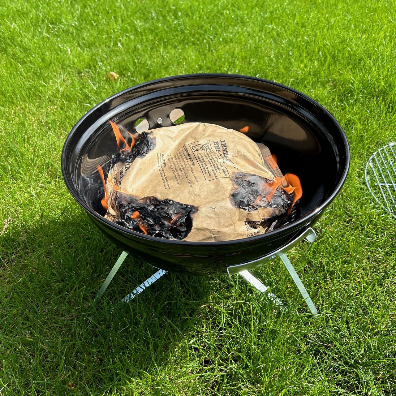 Testing Weber BBQ at home