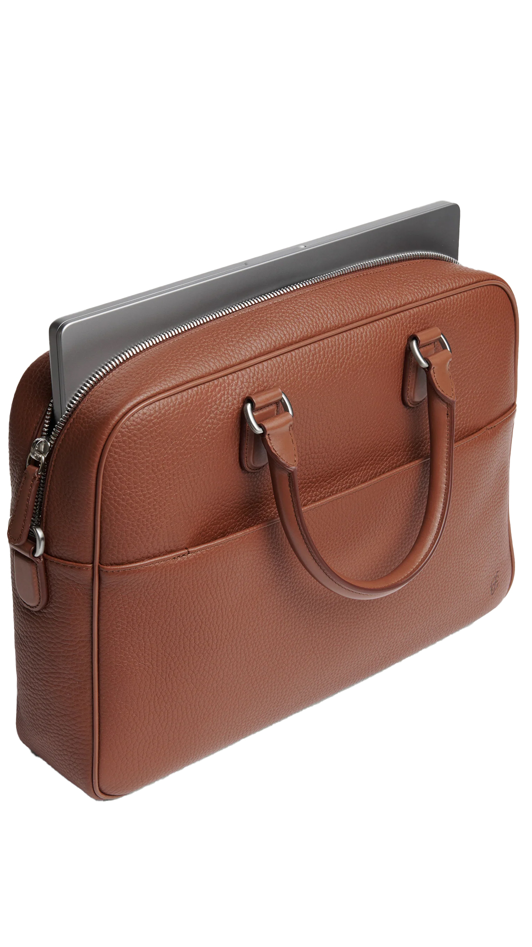 A commuter bag on a white background