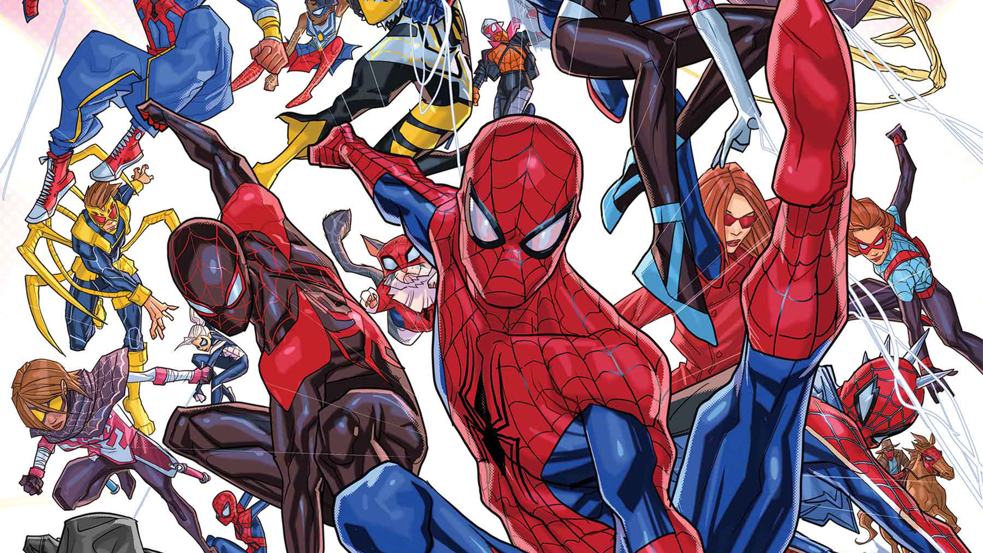 Every Spider-Man ever teams up for the "final evolution" of the Spider-Verse saga