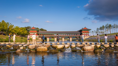 Woljeonggyo Bridge is a reconstruction of a Silla kingdom landmark