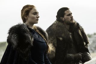 Game of Thrones Sansa Stark Sophie Turner Jon Snow Kit Harington