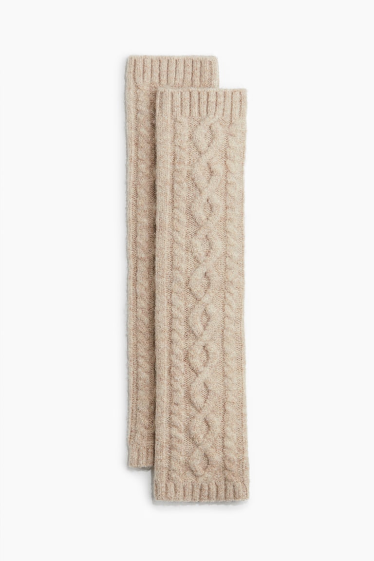 Cable-Knit Leg Warmers