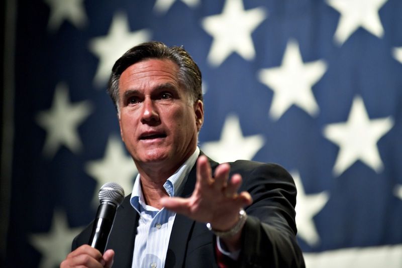 Mitt Romney at a town hall meeting in Arizona. 