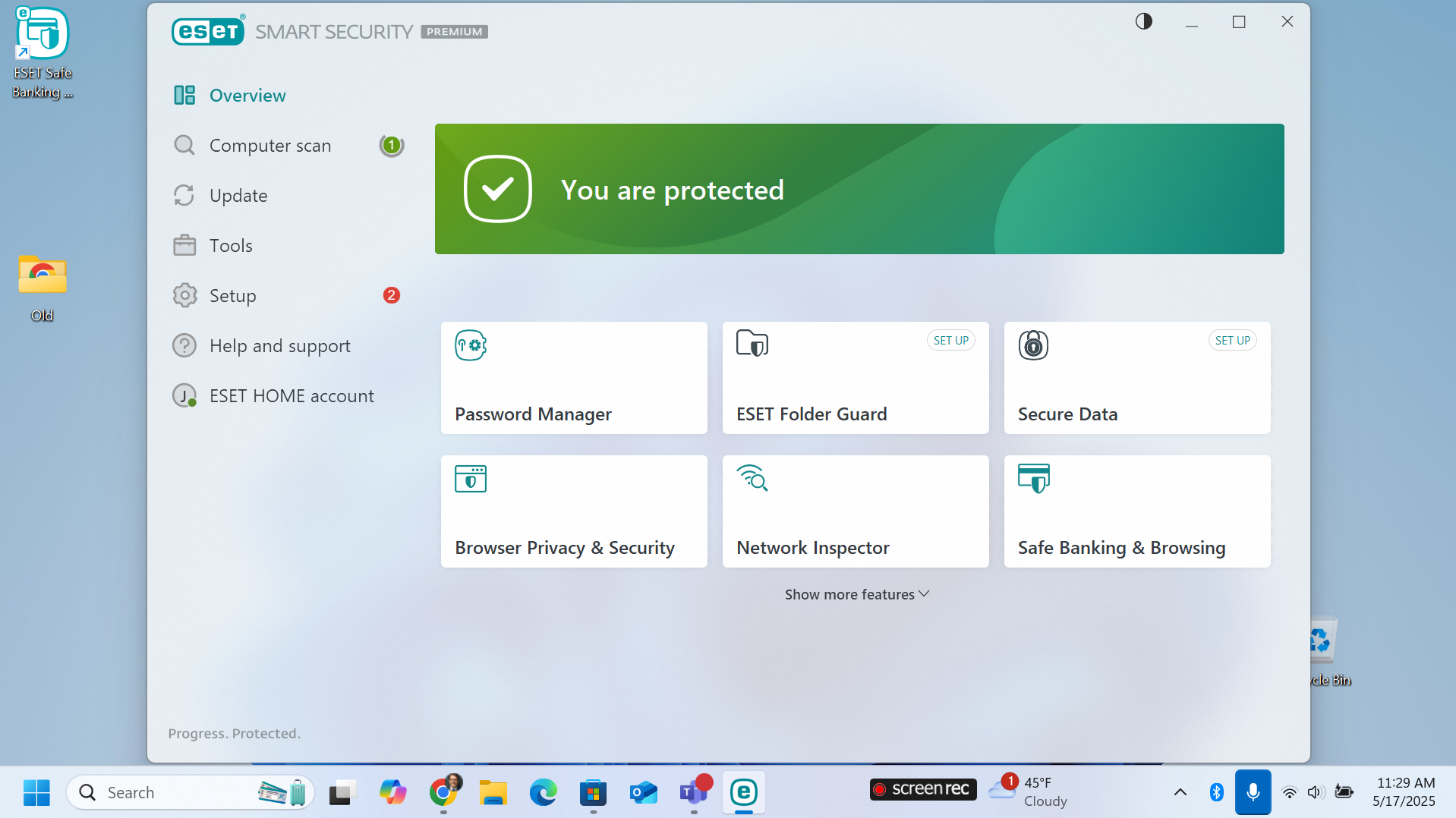 ESET Home Security screenshot