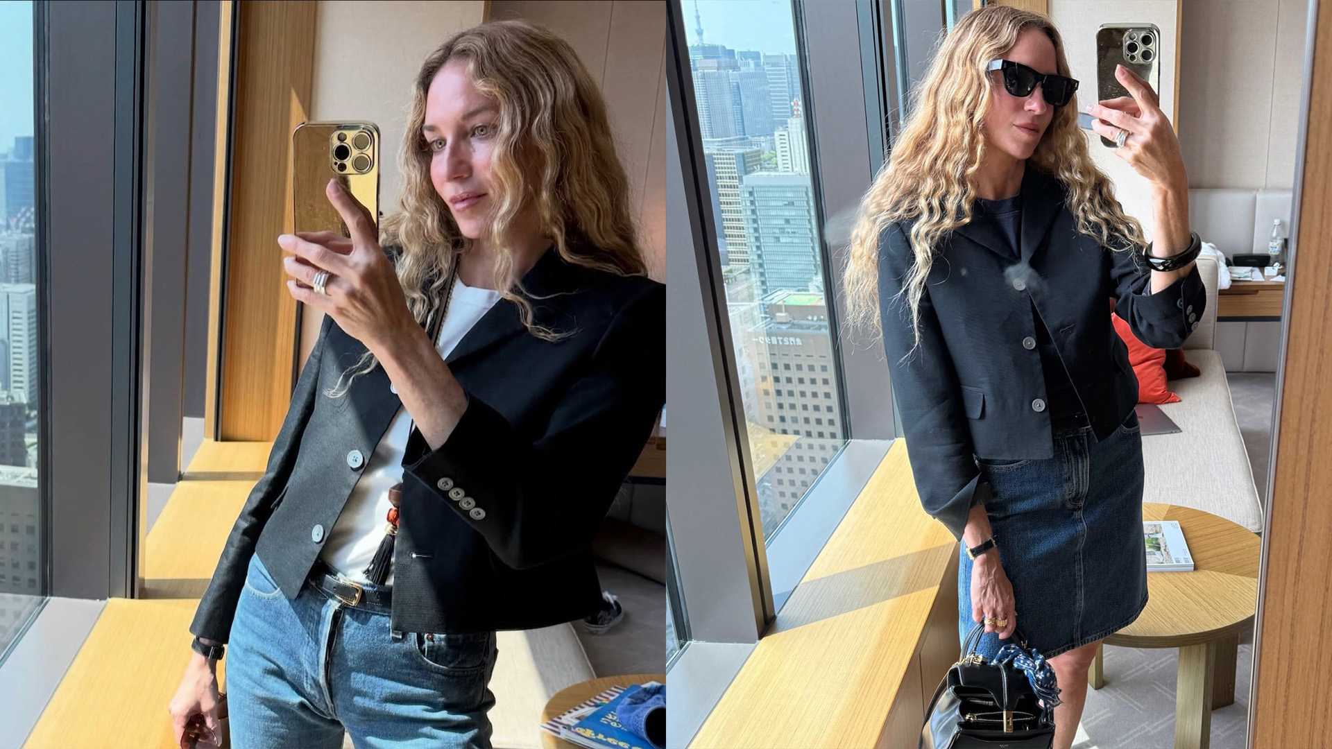 Olympia Gayot of J.Crew Instagram selfies