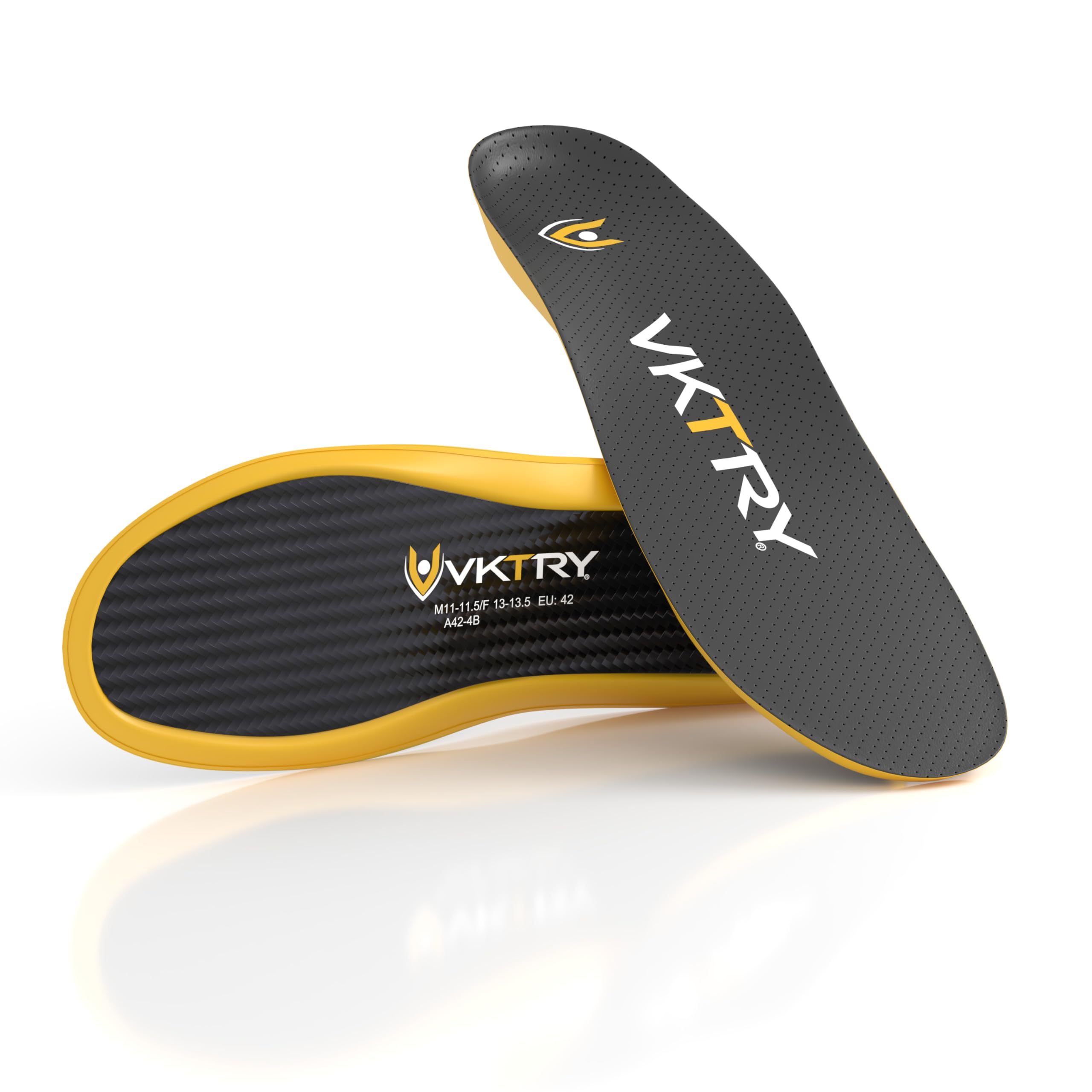 VKTRY Performance Insoles - Gold VK Carbon Fibre