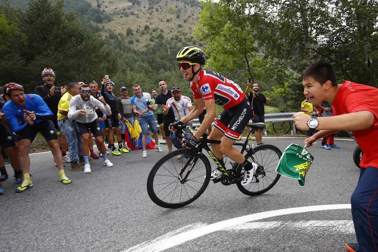 Simon Yates en route to the overall victory