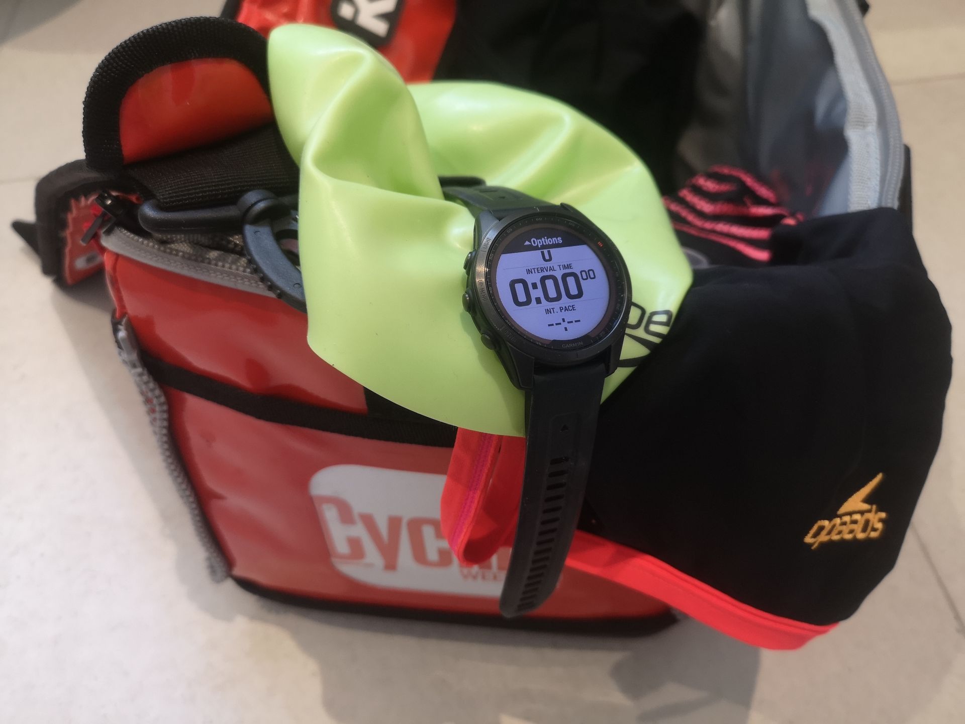 Garmin Fenix 7 Sapphire Solar which is one of the best smartwatches for cycling