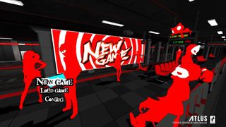 Persona 5 menu screen