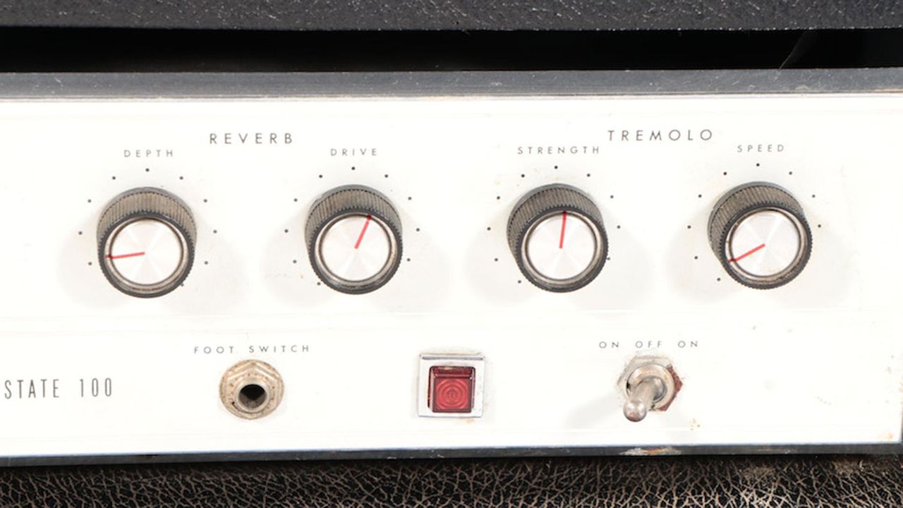 Sears Silvertone amp head - tremolo and reverb controls