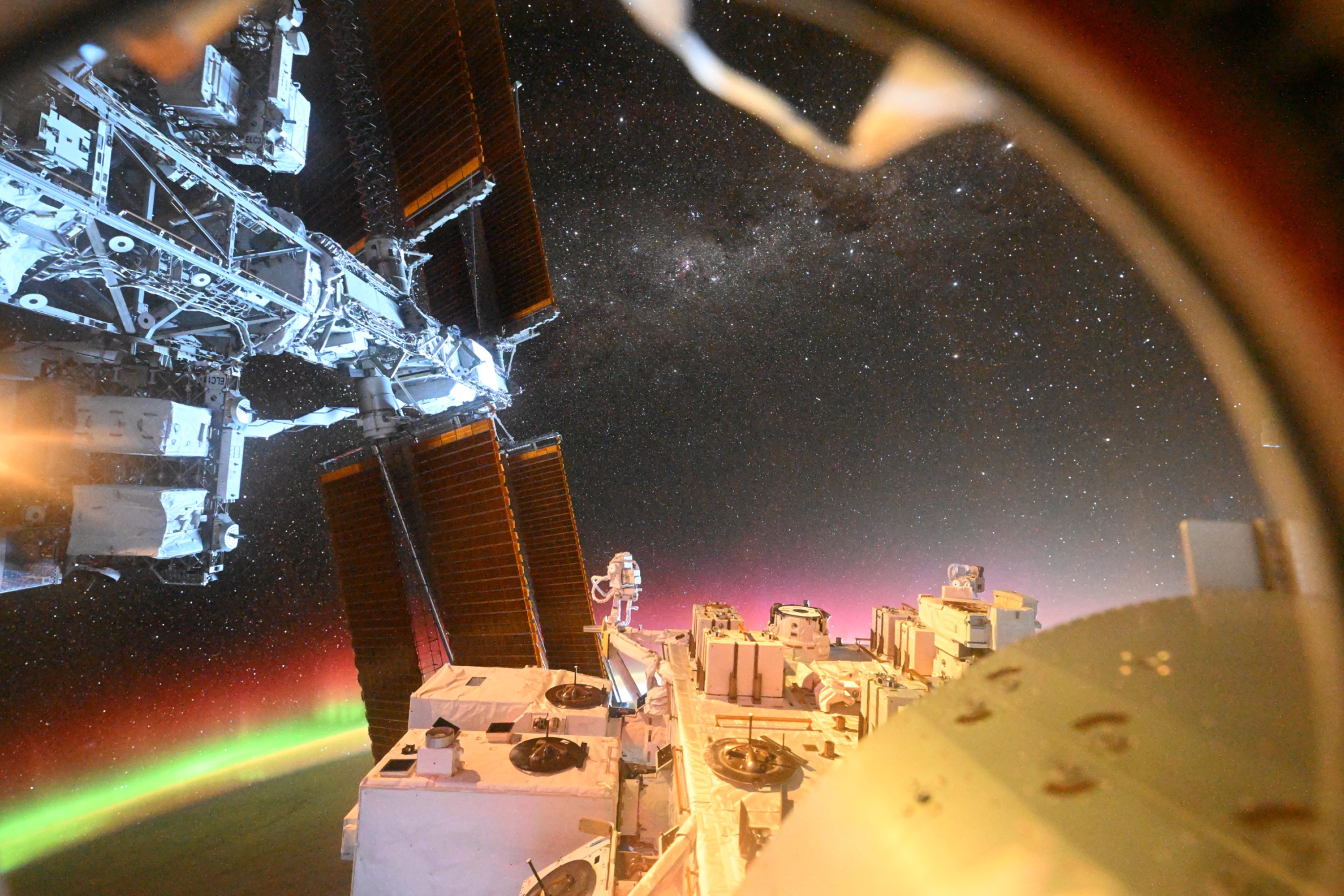 Japanese astronaut Kimiya Yui snapped this photo from the International Space Station's Kibo module. He posted it on X on Oct. 14, 2025.
