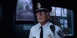 Stan Lee as a security guard