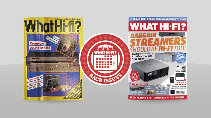 January 1984 cover of What Hi-Fi? alongside April 2025