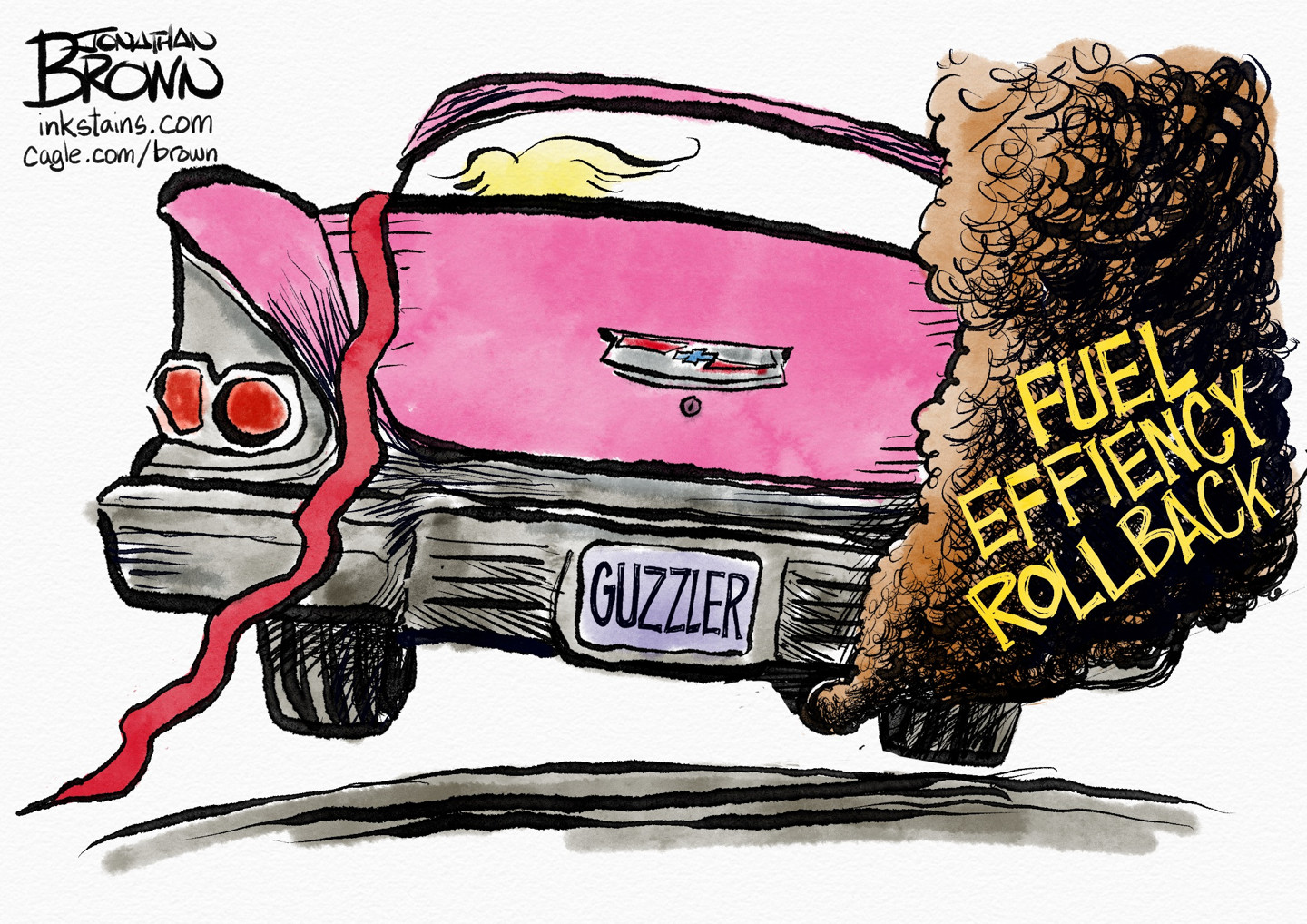 Political cartoon