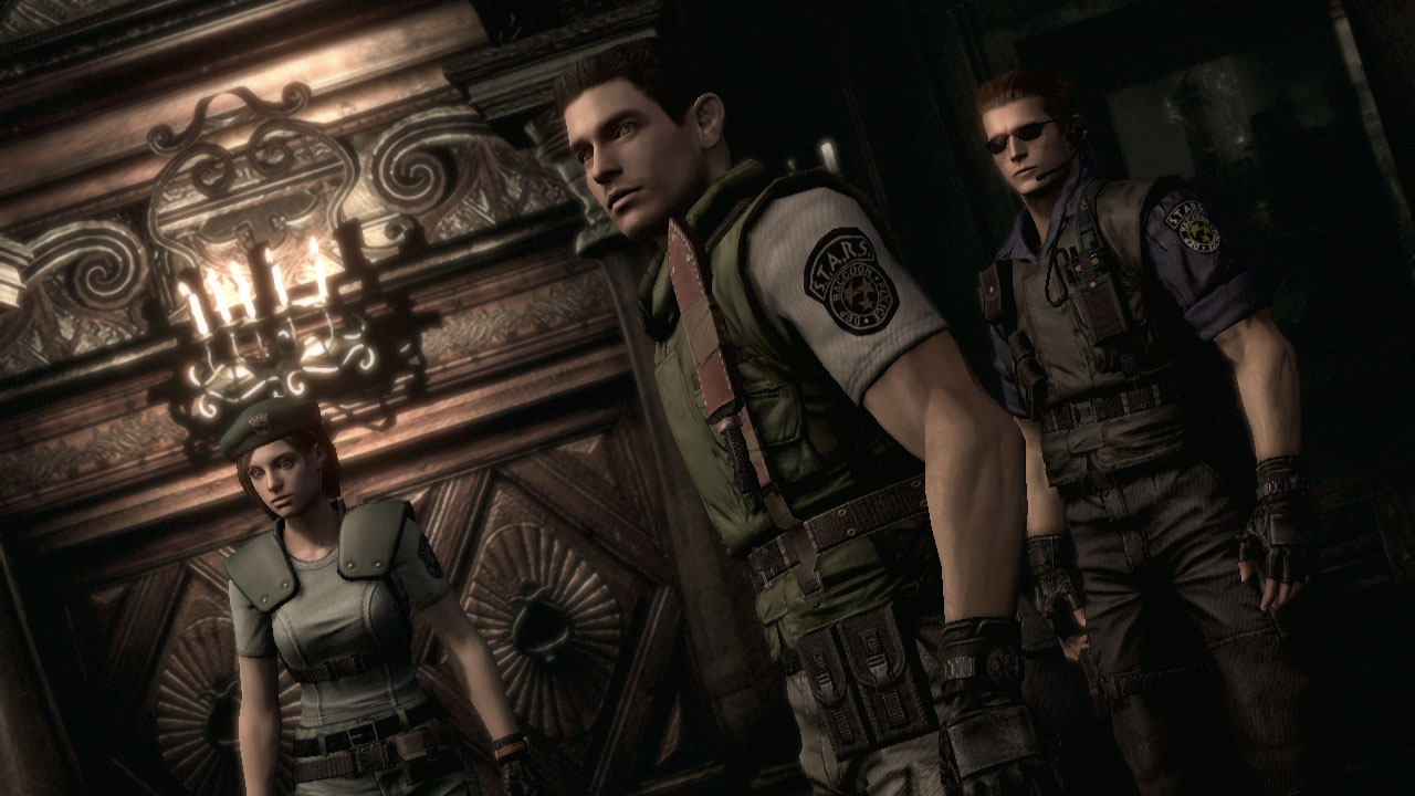 Screens of Resident Evil games on Nintendo