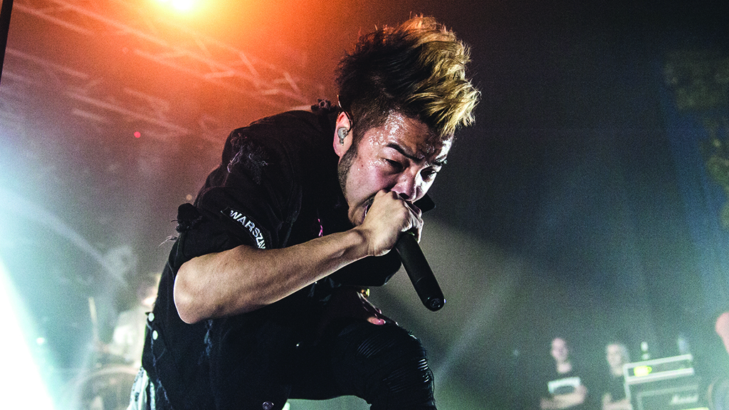 Crossfaith on stage