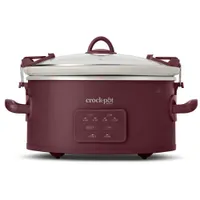 Crock-Pot Ceramic Slow Cooker in Lambrusco Red