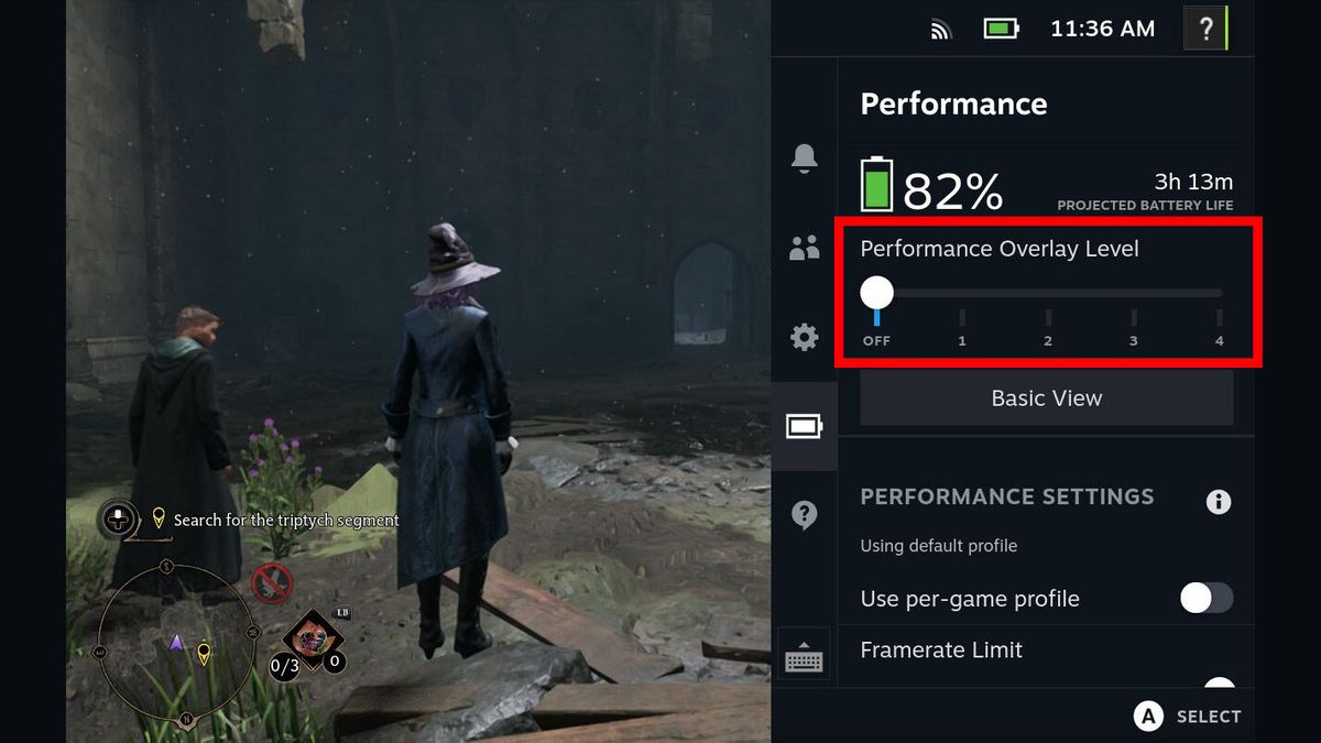Steam deck performance overlay fps gpu cpu 