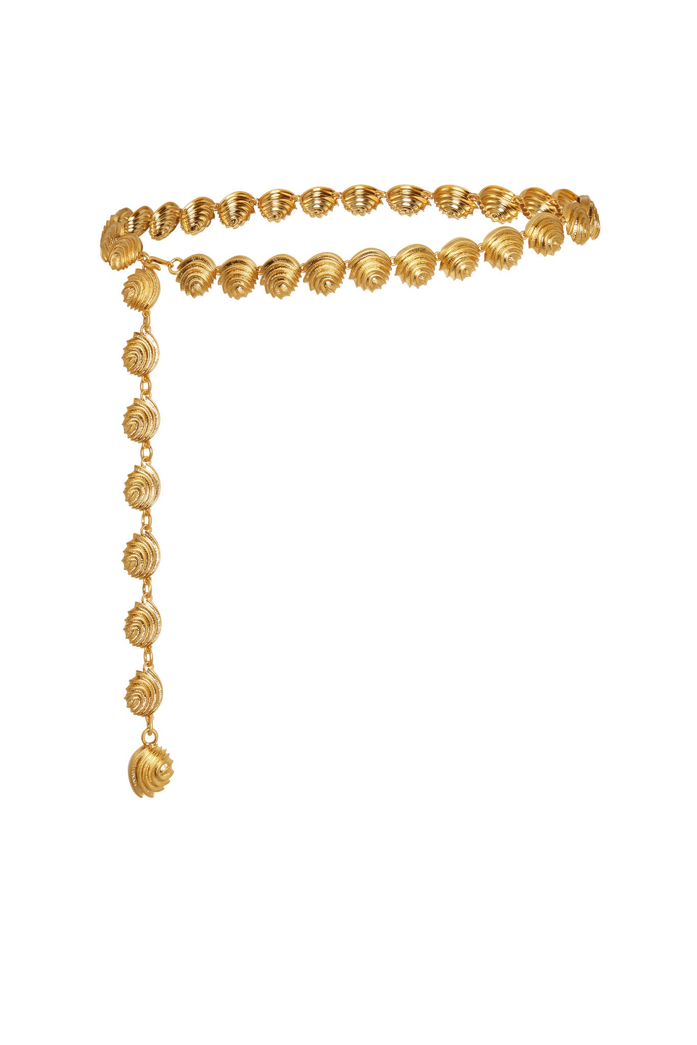 Shell Belt - Gold - Gold / O/s