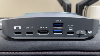 The ports on the AverMedia X'tra Go GC515 capture dock