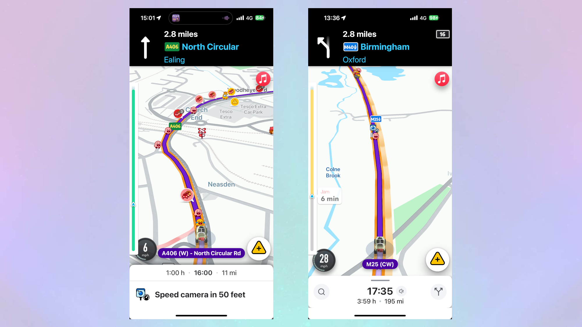 Waze UI