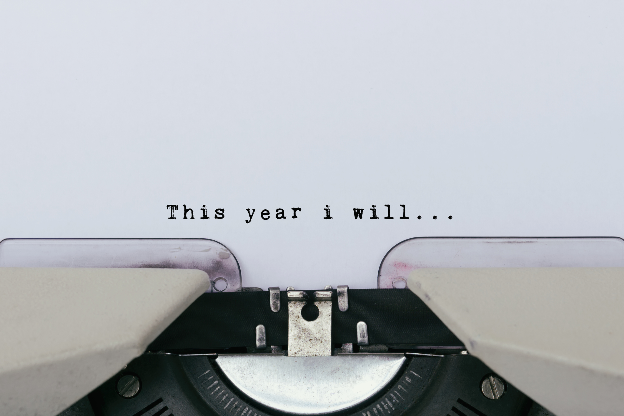 This year I will on a typewriter