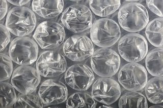 Close-up of bubble wrap