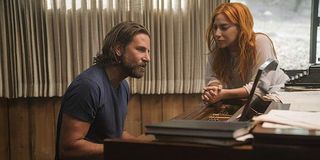 Bradley Cooper and Lady Gaga in Star is born