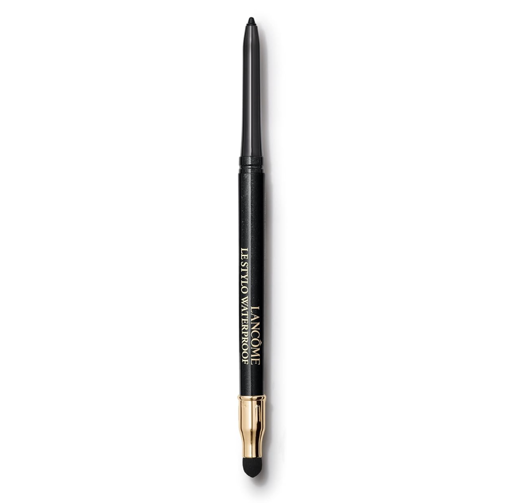 Lancôme Le Stylo Waterproof Eyeliner Pencil - Creamy & Highly Pigmented - Seamless Blending & Smudging - 02 Noir Intense