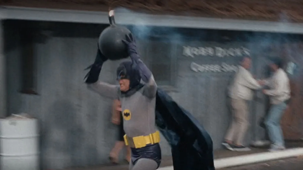 Adam West in the 1966 Batman movie