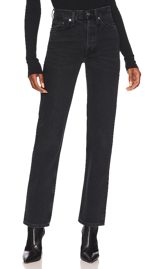 Lana Mid Rise Straight Jeans